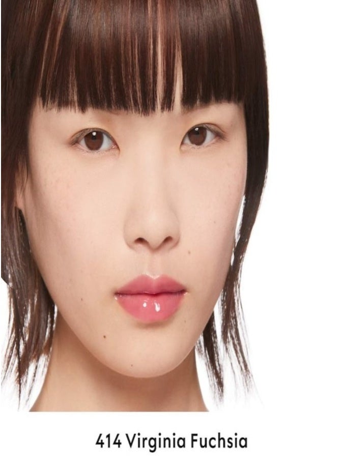 Gucci Hydrating Plumping Lip Gloss 6.5ml – 414 - Virginia Fuschia High-Shine Volumizing Gloss with Moisture Boost - Image 4